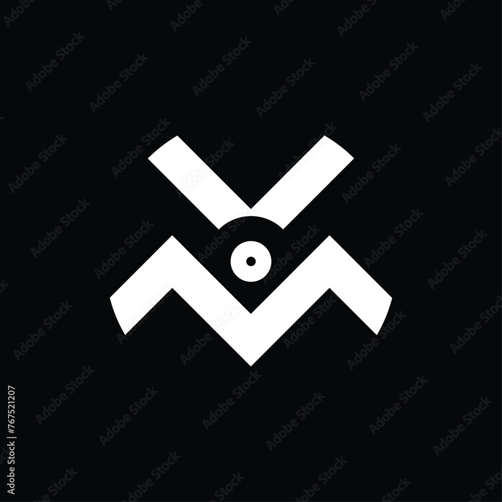 vector logo monogram design forming letters vector logo monogram design forming letters