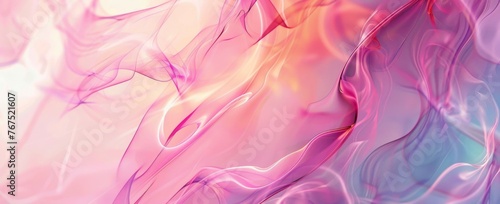Vibrant abstract background with flowing pink and purple hues, evoking a sense of fluid motion and artistic expression in a digital wallpaper.