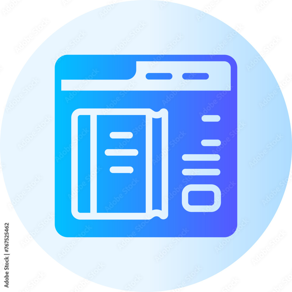 website gradient icon website gradient icon