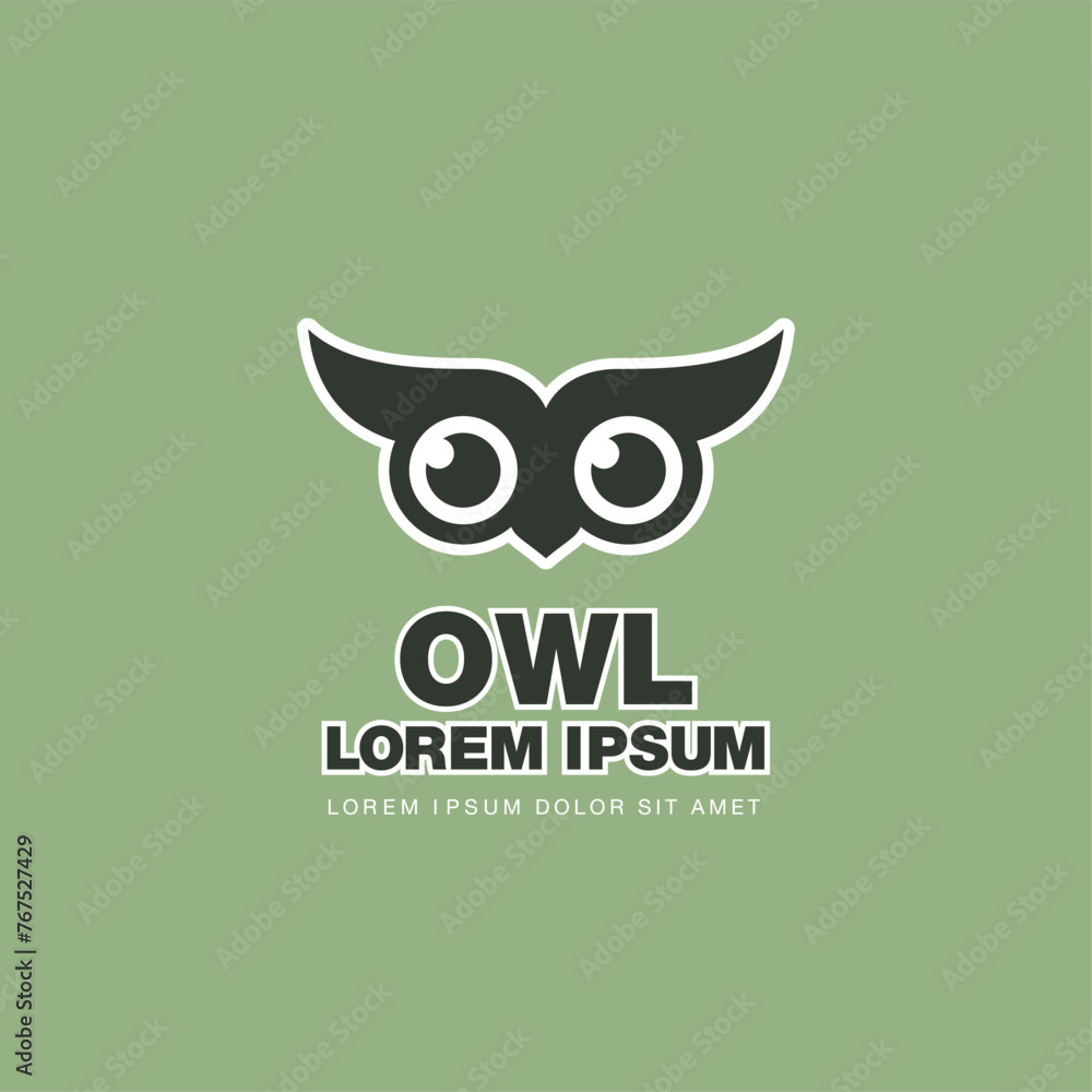 smart owl logo design, vector illustration smart owl logo design, vector illustration