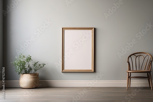 empty room with a picture frame © ASGraphicsB24