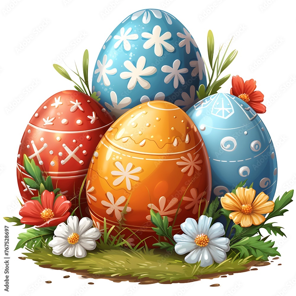 Fototapeta premium Easter eggs