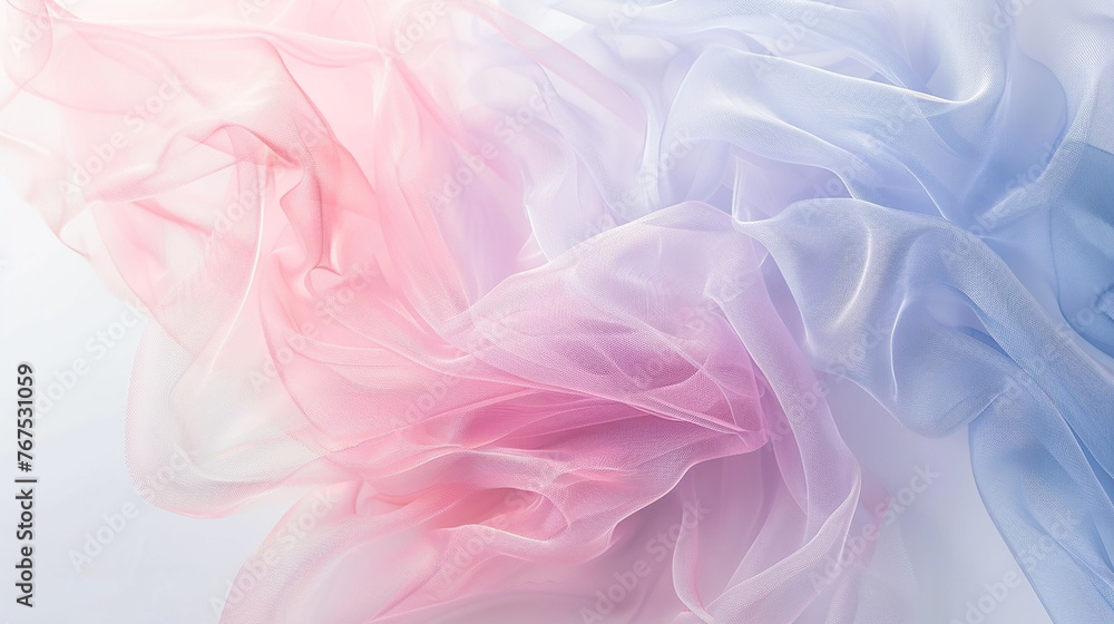 AI art, colorful tulle background AI art, colorful tulle background