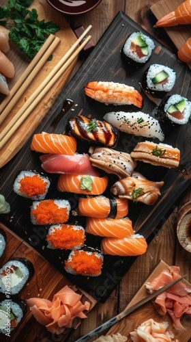 Variety and fusion in sushi