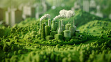 green industry , generative image