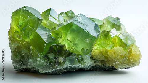 white peridot stone background