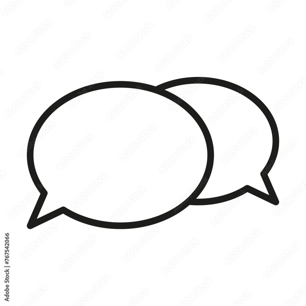 Chat icon highlighted. Encourages interaction. Perfect for UI. Vector illustration. EPS 10. Chat icon highlighted. Encourages interaction. Perfect for UI. Vector illustration. EPS 10.