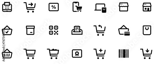 Set of Ecommerce icons