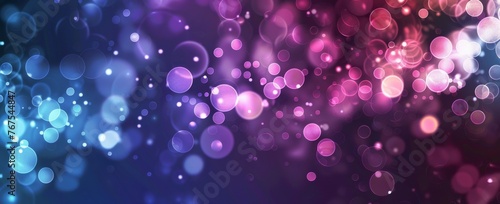 Mesmerizing abstract wave of glimmering light dots flowing across a gradient blue to pink background.