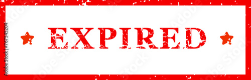 Expired Rubber Stamp