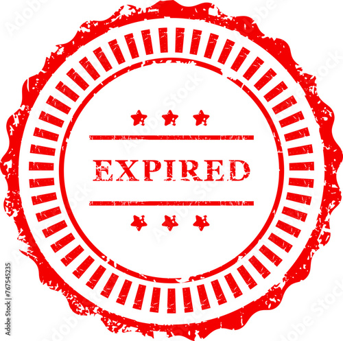 Expired Rubber Stamp