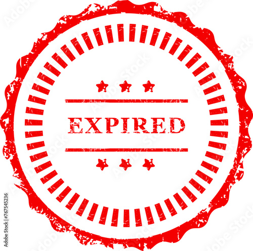 Expired Rubber Stamp