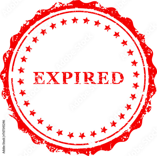 Expired Rubber Stamp