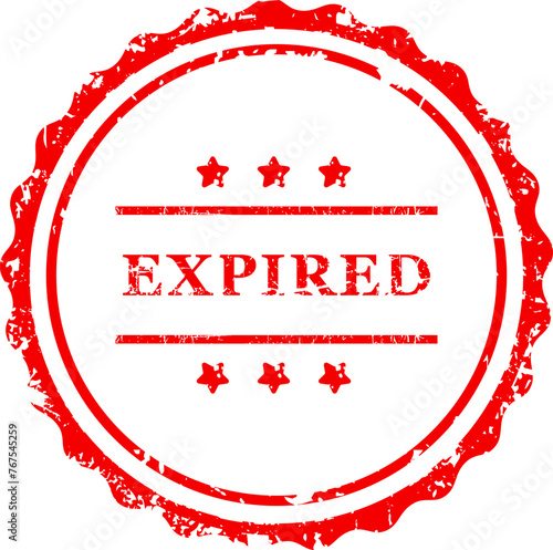 Expired Rubber Stamp