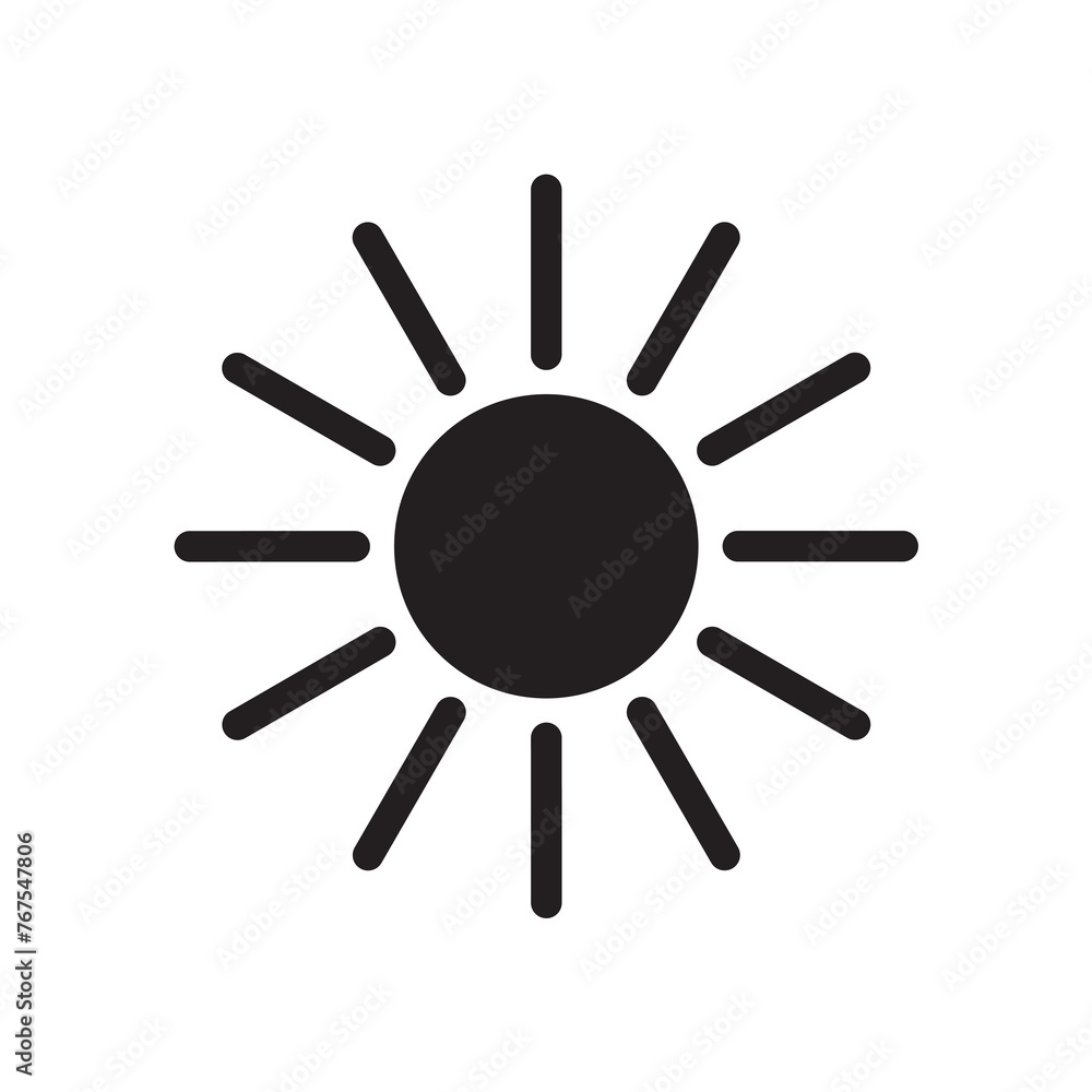 the sun graphic vector deisgn