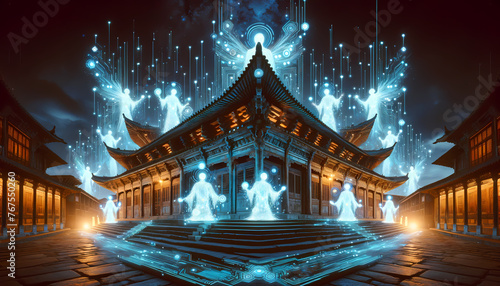 A Mystical Ghostly Shrine