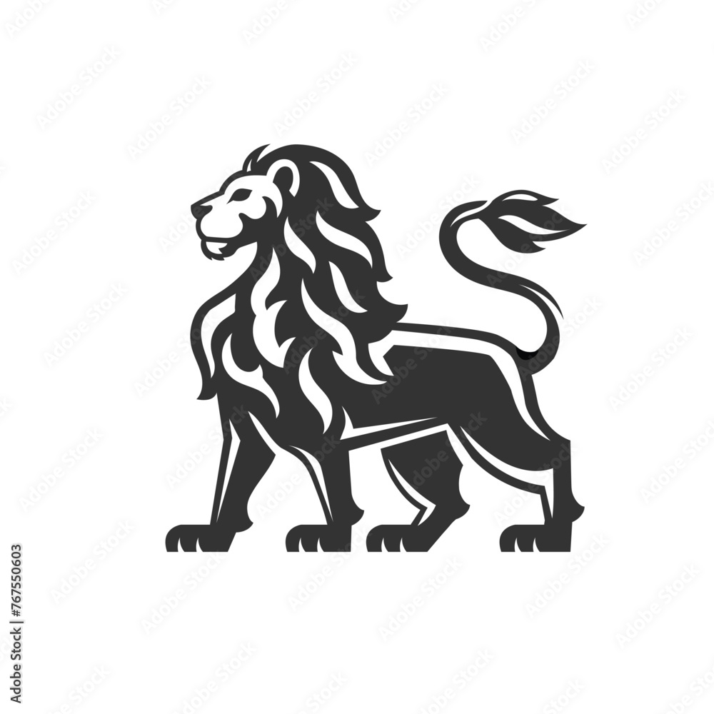 heraldic lion mascot symbol heraldic lion mascot symbol