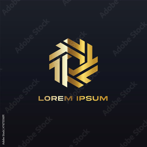 modern clean industry symbol logo