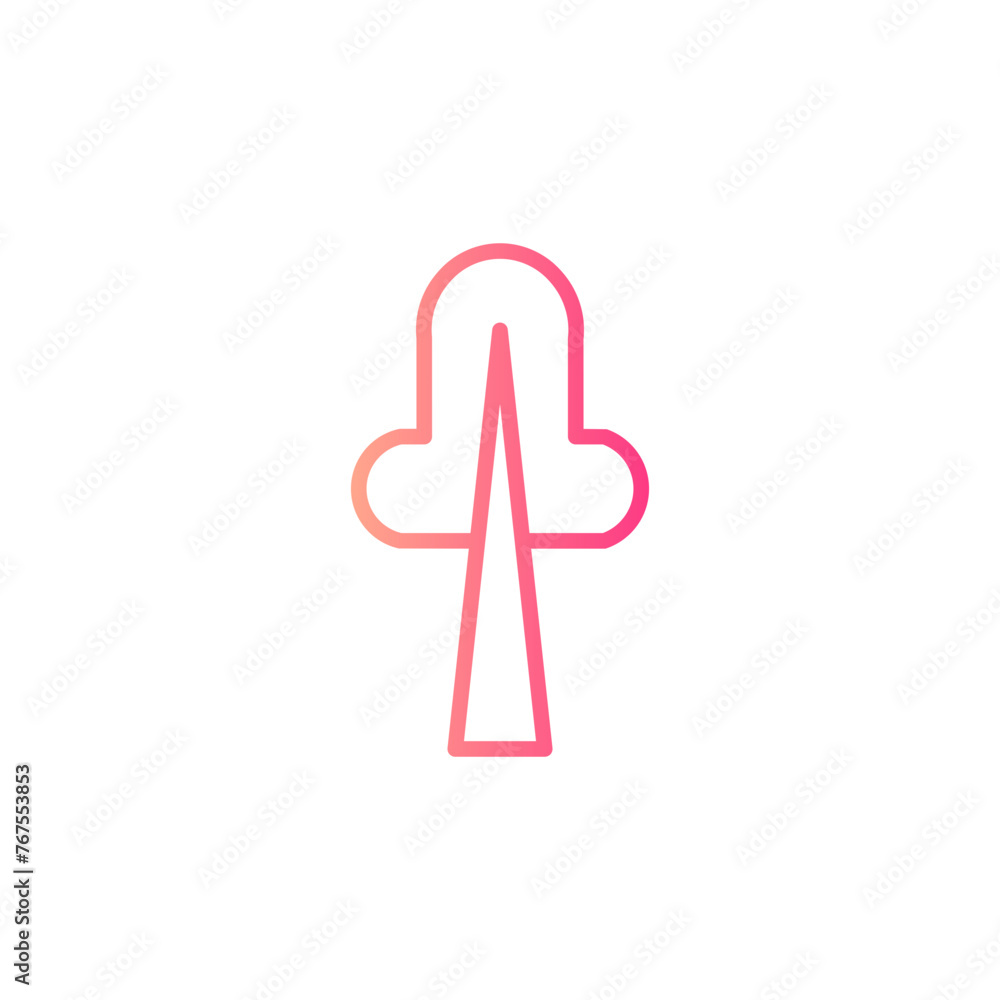 tree gradient icon tree gradient icon