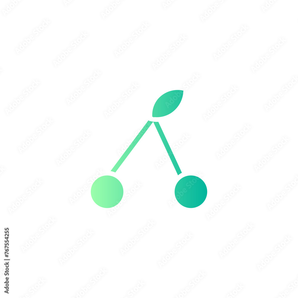 cherry gradient icon cherry gradient icon