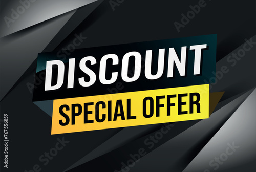 discount special offer poster banner graphic design icon logo sign symbol social media website coupon

