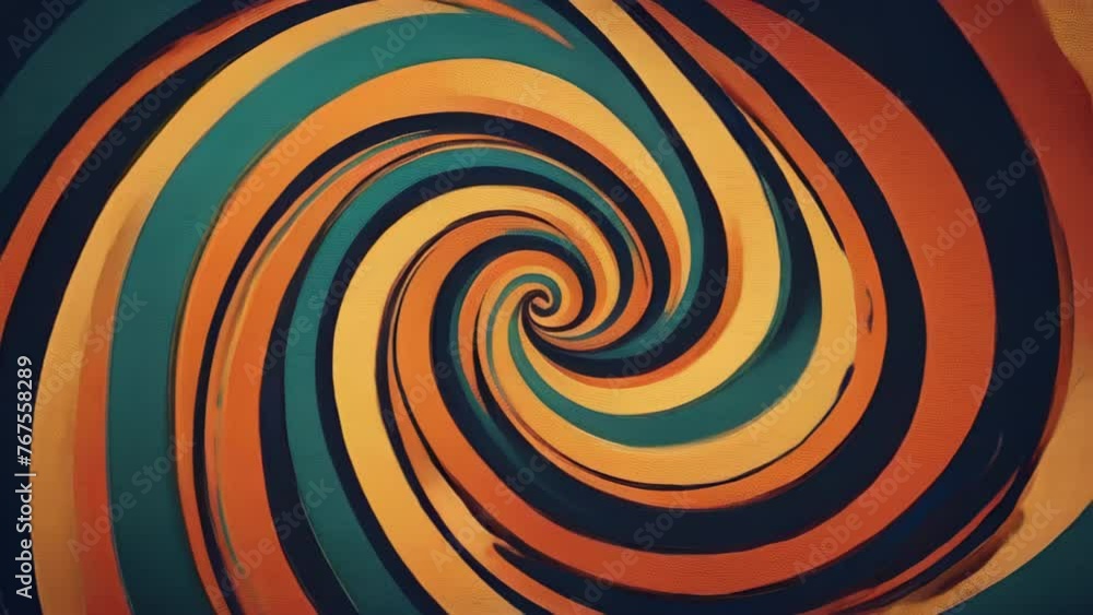 Retro style moving hypnotic spiral. Seamless Psychedelic spiral and slow rotation background. Beautiful background with spiral orange, green and yellow gradient colors. Candi swirl background Retro style moving hypnotic spiral. Seamless Psychedelic spiral and slow rotation background. Beautiful background with spiral orange, green and yellow gradient colors. Candi swirl background