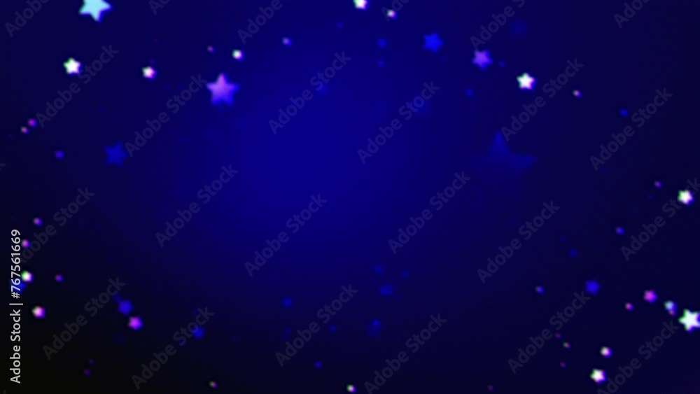 Pink, Blue, and Purple Particles on a Blue Gradient Background. Glitter Particles, Stars. Shiney Bokeh Star Particles, Looping Animation. Pink, Blue, and Purple Particles on a Blue Gradient Background. Glitter Particles, Stars. Shiney Bokeh Star Particles, Looping Animation.