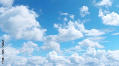  Photo white cloud on blue sky Pro Photo
