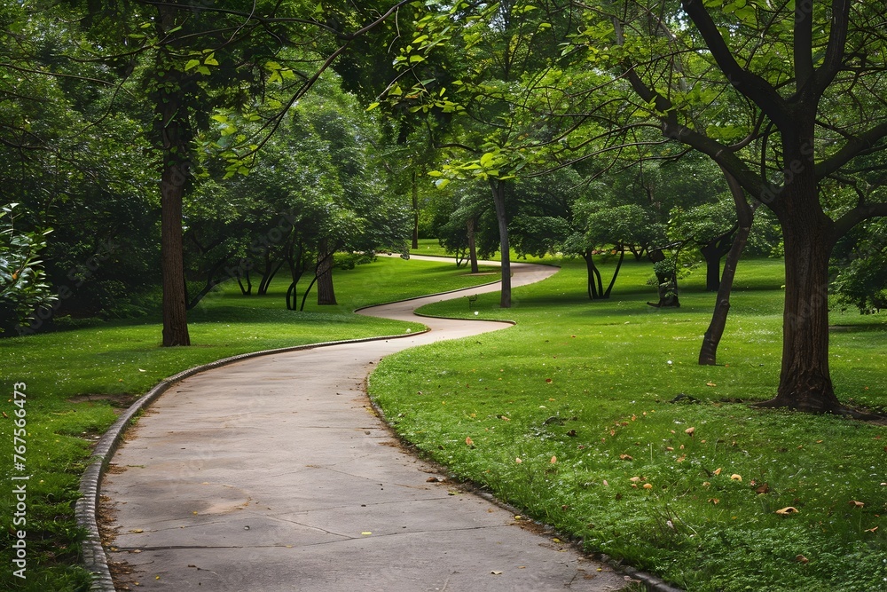 Paths Wind Through Parks: A Rhythmic Dance of Conversation and Comfortable Silence