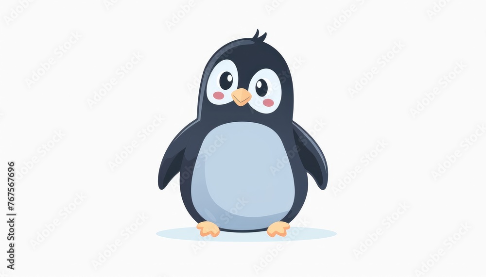 Penguin Character Vector Design
