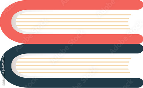 Pile of hardcover book