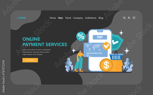 Business and marketing concept. Flat vector illustration