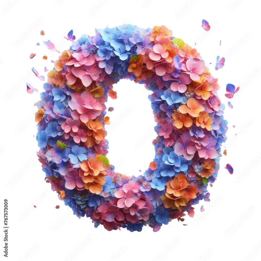Isolated 3D Number on a Clear PNG Canvas, Generative AI Isolated 3D Number on a Clear PNG Canvas, Generative AI