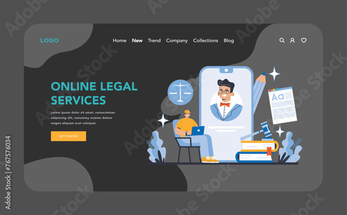 Technology and Innovation concept. Flat vector illustration