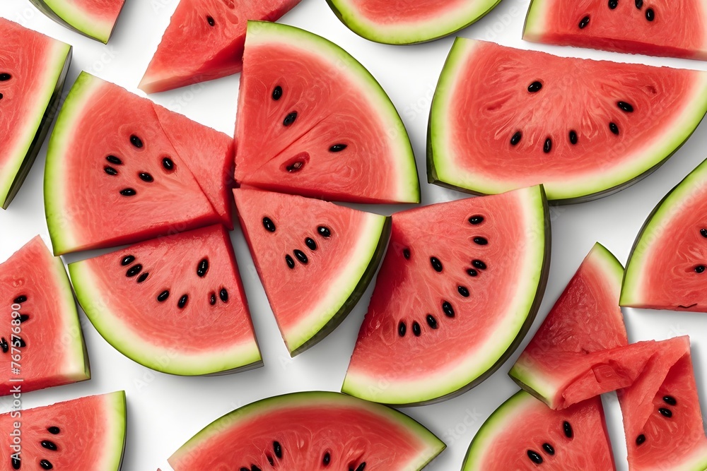 slices of watermelon slices of watermelon