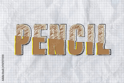 Pencil Text Effect