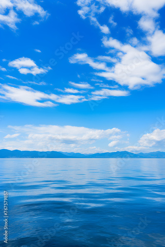 Shades Of Blue: A Visual Symphony Of Sky, Sea, Mountains, And Flowers © Adrian