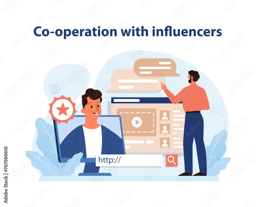 Influencer Collaboration Strategy. A strategic meeting between a business professional. Influencer Collaboration Strategy. A strategic meeting between a business professional.