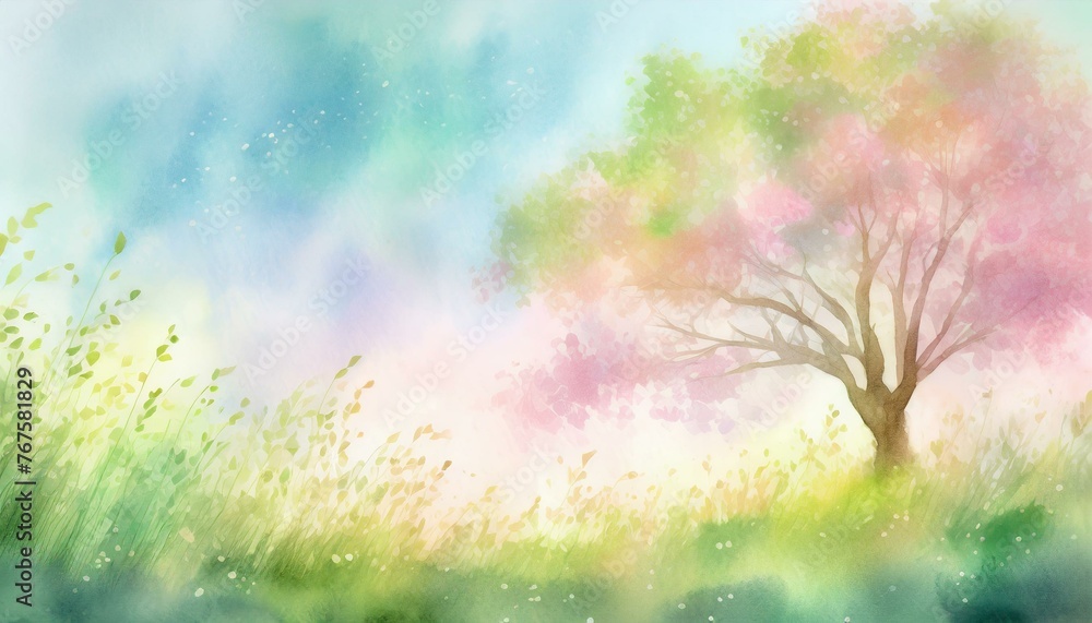 Abstract background inspired by a beautiful wide meadow.