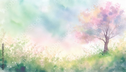 Abstract background inspired by a beautiful wide meadow. © Bambi and Sunny