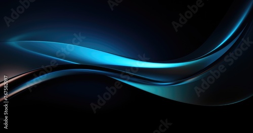 flowing blue light abstract background