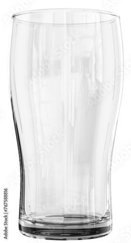 3D Empty Beer Imperial Glass Illustration