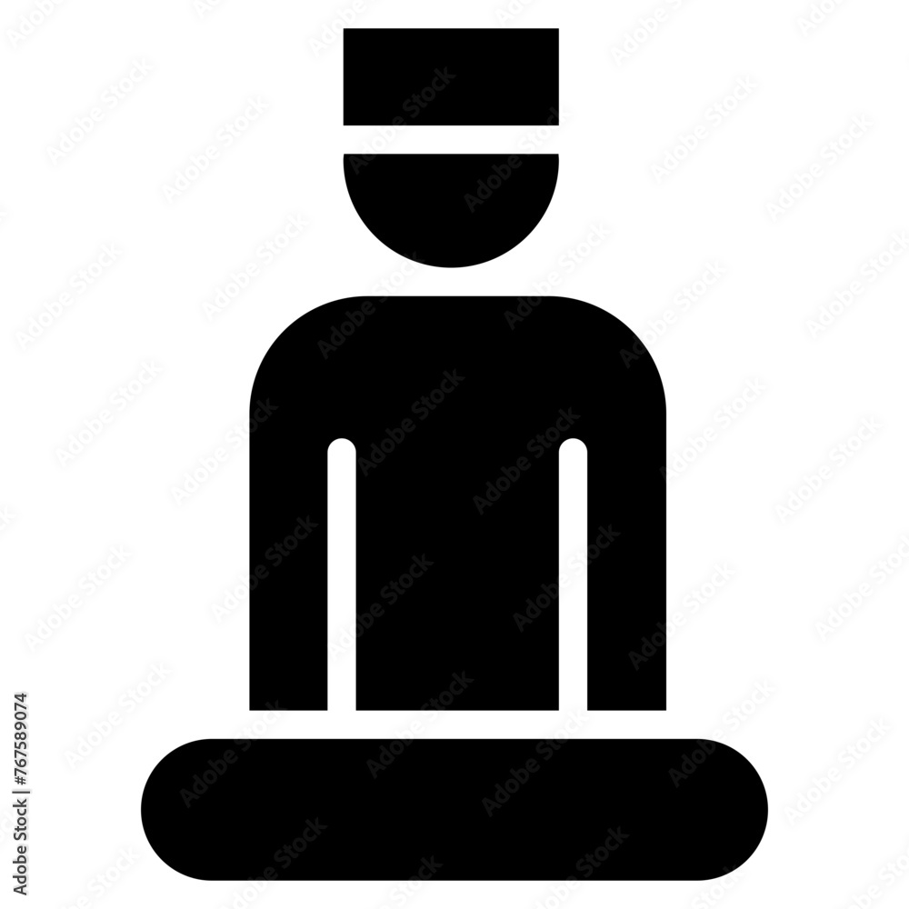 Spirituality Solid Icon Design Vector Ramadan Spirituality Solid Icon Design Vector Ramadan