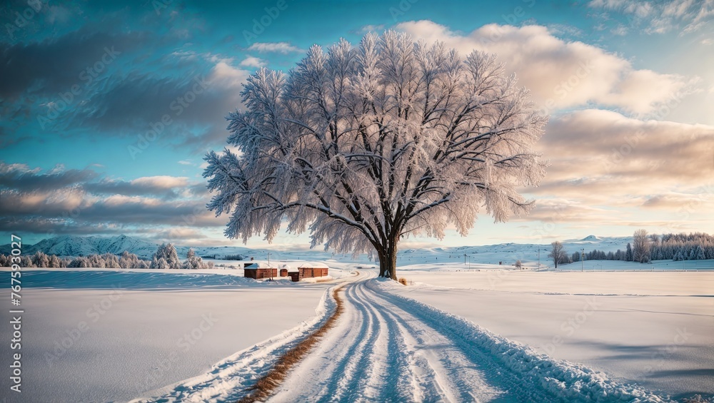 A lonely majestic tree and a magnificent view. Nature and forest image. A lonely majestic tree and a magnificent view. Nature and forest image.