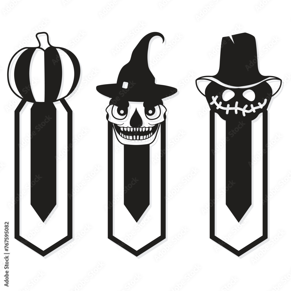 Fototapeta premium Laser Cut Clip Bookmark SVG design