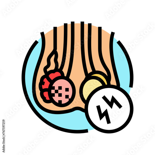 urodynamic testing urology color icon vector. urodynamic testing urology sign. isolated symbol illustration