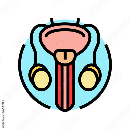 urethral stricture urology color icon vector. urethral stricture urology sign. isolated symbol illustration