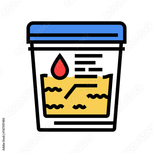 hematuria urology color icon vector. hematuria urology sign. isolated symbol illustration