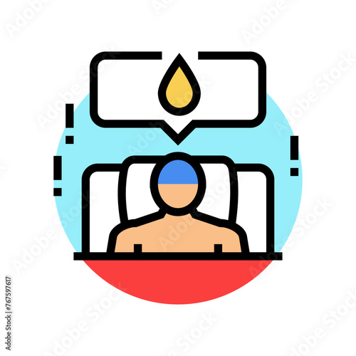 nocturia urology color icon vector. nocturia urology sign. isolated symbol illustration