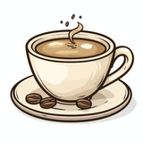 Coffee related icon image cartoon vector illustration